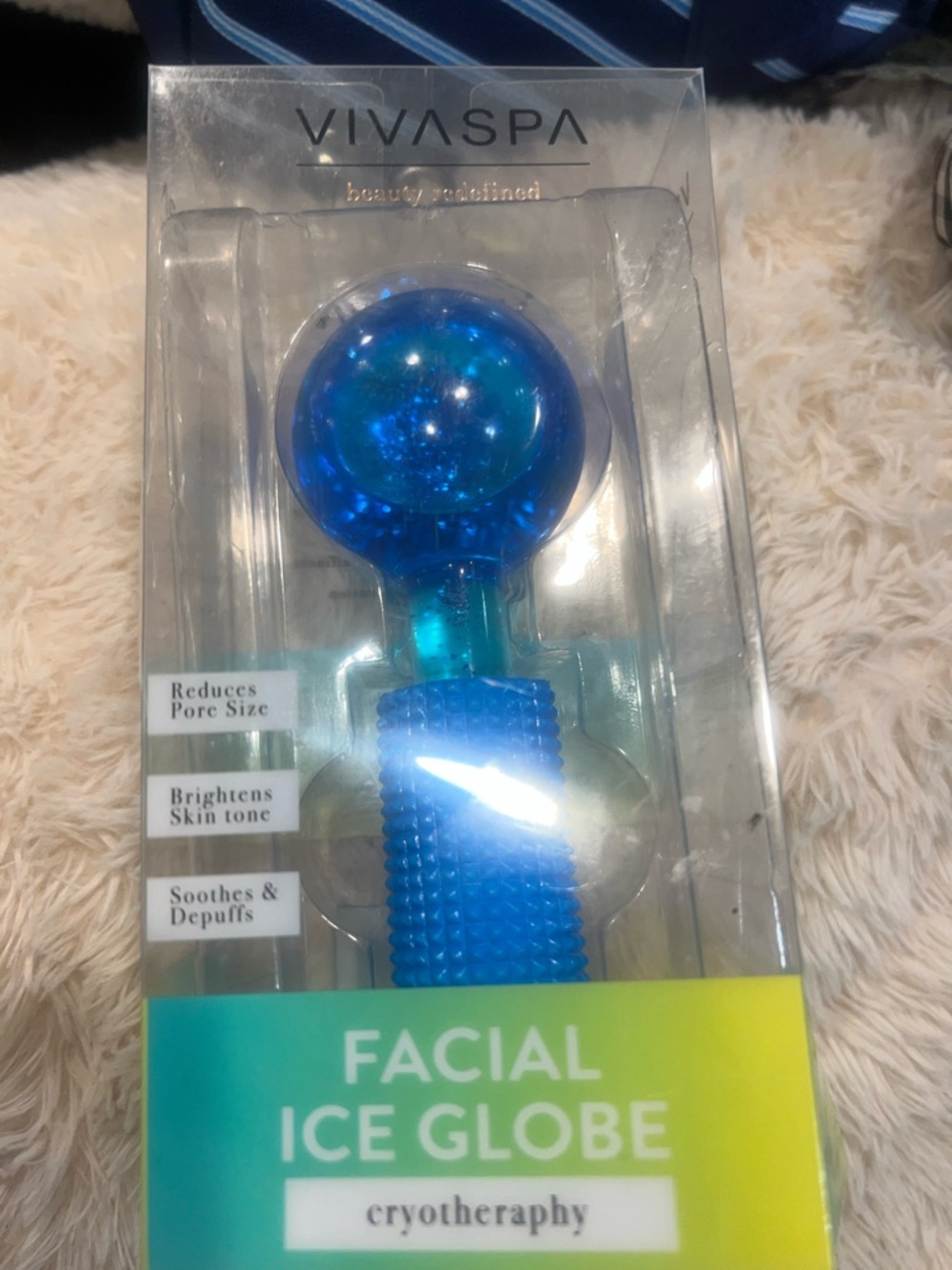VivaSpa Facial Ice Globe - Blue